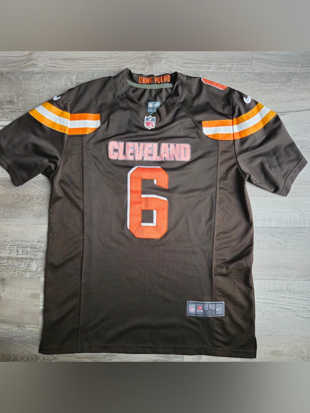 Nike NFL On Field Cleveland Browns Baker Mayfield #6 Jersey Large L